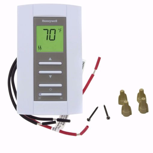 Picture of TL7235A1003 HONEYWELL HOME STANDARD WITH DIGITAL DISPLAY. TEMP SETTING RANGE 40 DEGREES
