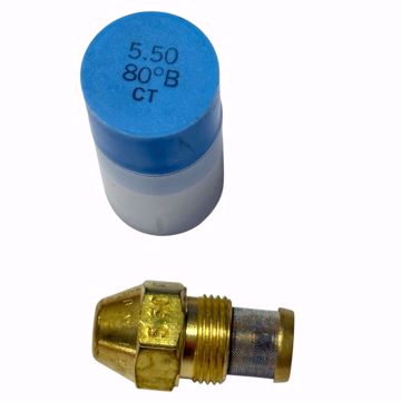 Picture of 00550-80B7 DELAVAN 5.50 GPH 80° B SOLID CONE NOZZLE W/ MESH STRAINER