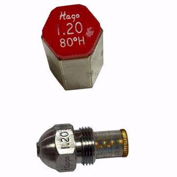 Picture of 030G1233 HAGO 1.20 GPH 80° DEGREE H HOLLOW NOZZLE, 12080H, 5800