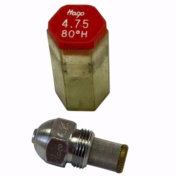 Picture of 030G1250 HAGO 4.75 GPH 80 DEGREE H (HOLLOW) NOZZLE. OLD # 15550.