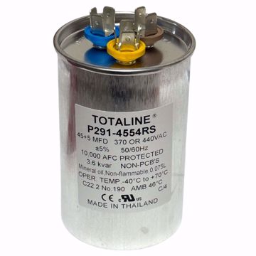 Picture of DUAL CAPACITOR 45/5 440V RND