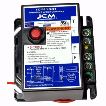Picture of 1501 ICM OIL BURNER PRIMARY CONTROL