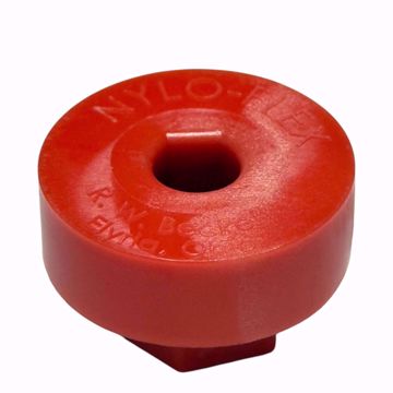Picture of S85-100 WESTWOOD NYLO-FLEX END PIECE, FOR 5/16IN SHAFT, RED