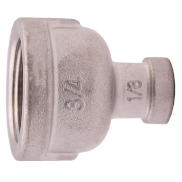 Picture of 1 X 1/4 SS304 RED COUPLING