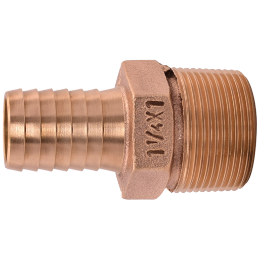 Picture of 1 X 1-1/4 M BZE MALE ADAPTER
