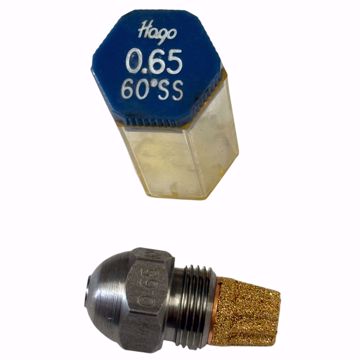 Picture of 030G6714 HAGO .65 GAL 60° SS SEMI SOLID NOZZLE (6560SS)