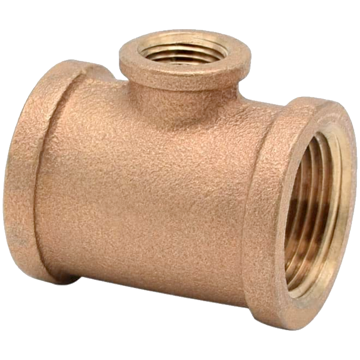 Picture of 1 X 3/8 NO LEAD RED TEE