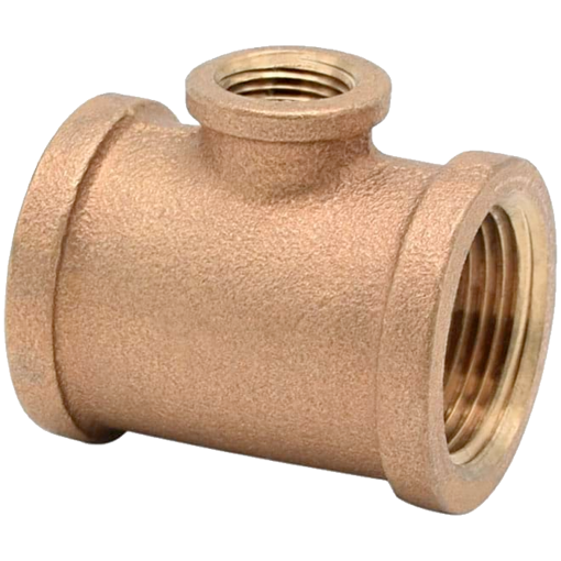 Picture of 1 X 3/8 NO LEAD RED TEE