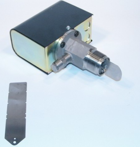 Picture of FS7-4DS FLOW SWITCH 1-1 4 NPT, 2-SPDT Snap Switch, Industrial Liquid Flow Switch with Stainless Steel Body for up to 1000 PSI Max Pressure with Trimmable Stainless Steel Paddles (Part Number 119760)