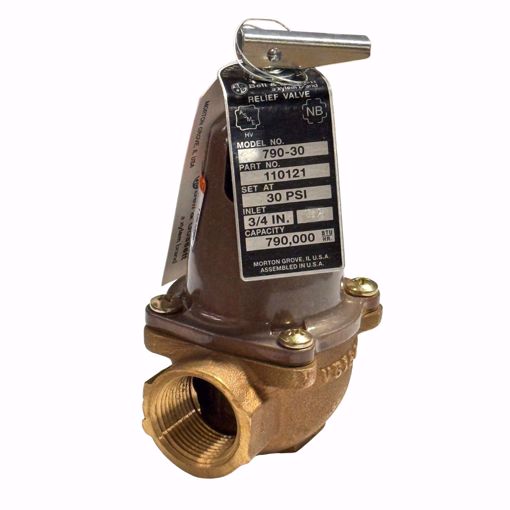 Picture of 110121 BELL & GOSSETT 790-30 3/4 ASME RELIEF VALVE SET