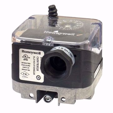 Picture of C6097B3028 HONEYWELL 1 - 20 IN WC BREAK ON RISE MANUAL RESET 1/4 "NPT