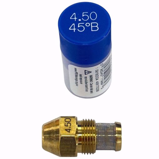 Picture of 00450-45B7 DELAVAN 4.50 GPH 45° B SOLID CONE NOZZLE W/ MESH STRAINER